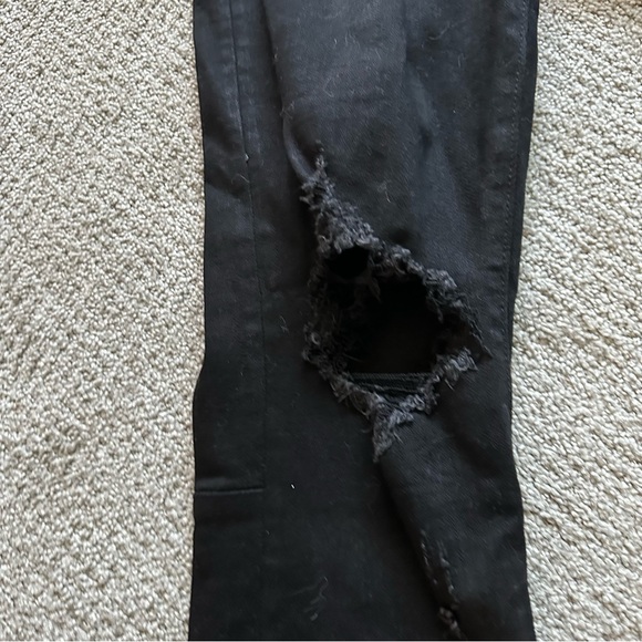 Black Rip & Distressed Skinny Jeans 36W/36L - Picture 4 of 8